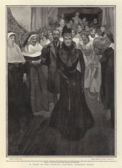 Et besøg i Loretto-klosteret, Niagara Falls af Frank Craig